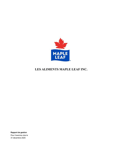 Thumbnail Maple Leaf Foods Quarterly Report 2025-q4