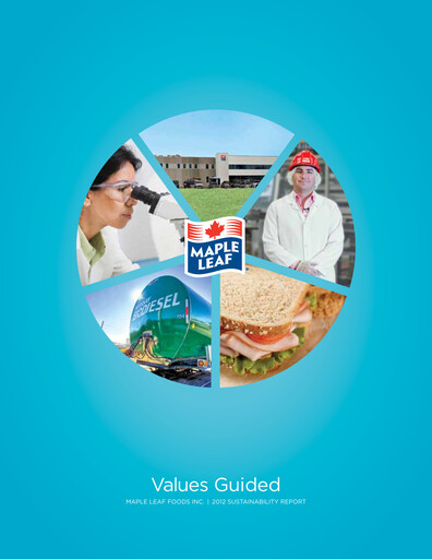 Thumbnail Maple Leaf Foods Sustainability Report 2012