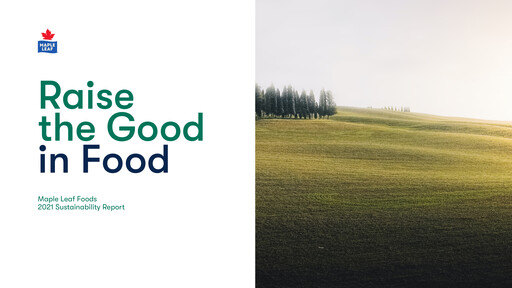 Thumbnail Maple Leaf Foods Sustainability Report 2021