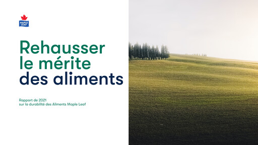 Thumbnail Maple Leaf Foods Sustainability Report 2021