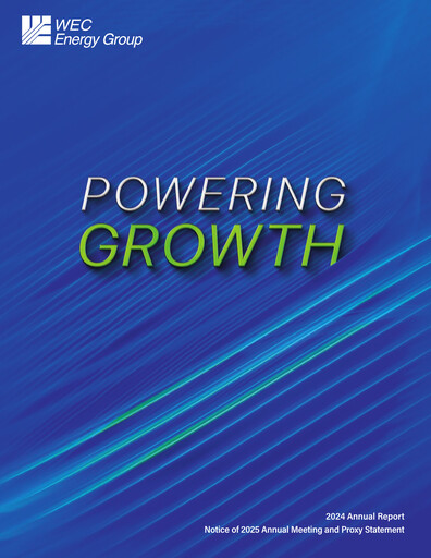 Miniature WEC Energy Group Rapport annuel 2024