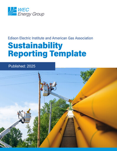 Thumbnail WEC Energy Group ESG Report 2025
