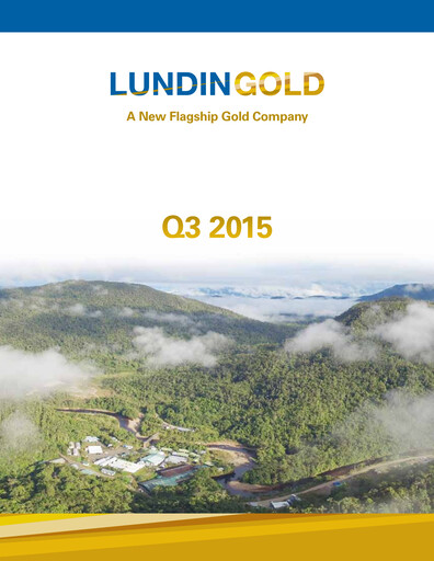 Thumbnail Lundin Gold Quarterly Report 2015-q3