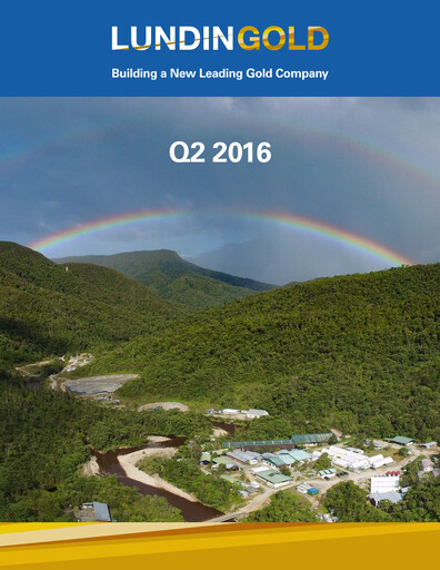 Thumbnail Lundin Gold Quarterly Report 2016-q2