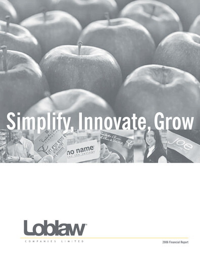 Thumbnail Loblaw Companies Annual Report 2006