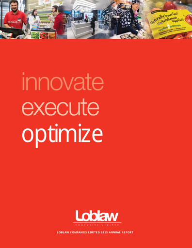 Thumbnail Loblaw Companies Annual Report 2015