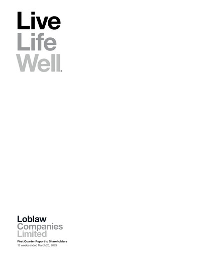 Thumbnail Loblaw Companies Quarterly Report 2023-q1