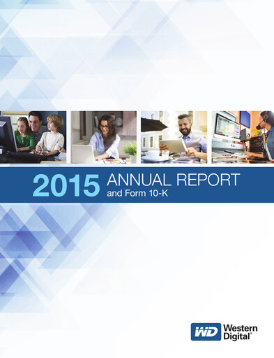 Thumbnail Western Digital Annual Report 2015