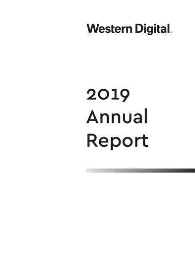 Thumbnail Western Digital Annual Report 2019