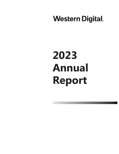 Thumbnail Western Digital Annual Report 2023
