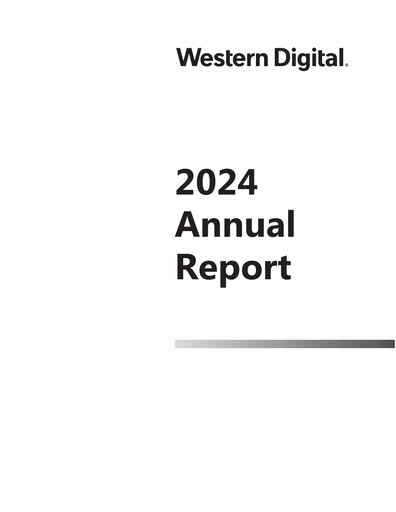 Thumbnail Western Digital Annual Report 2024