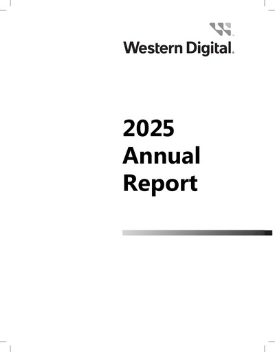 Thumbnail Western Digital Annual Report 2025