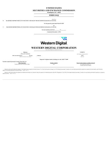 Thumbnail Western Digital Quarterly Report 2025-q3