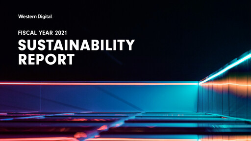 Thumbnail Western Digital Sustainability Report 2021