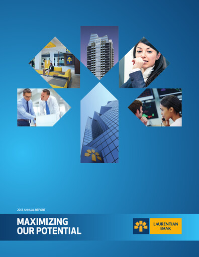 Thumbnail Laurentian Bank of Canada Annual Report 2013