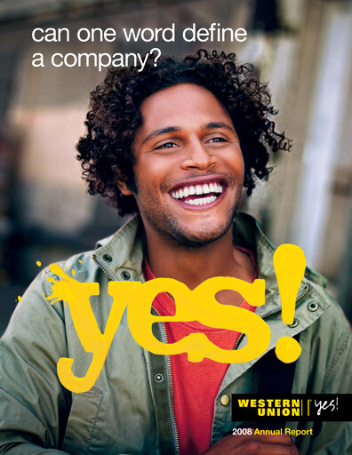 Thumbnail Western Union Annual Report 2008