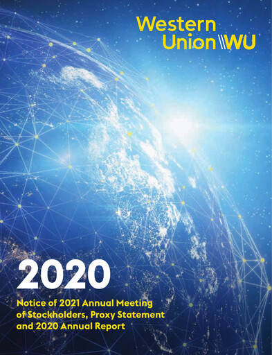 Thumbnail Western Union Annual Report 2020