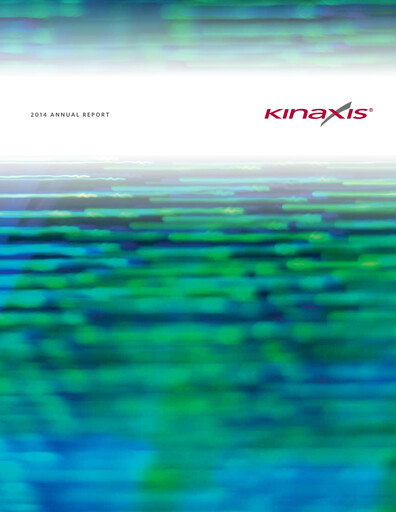 Thumbnail Kinaxis Annual Report 2014