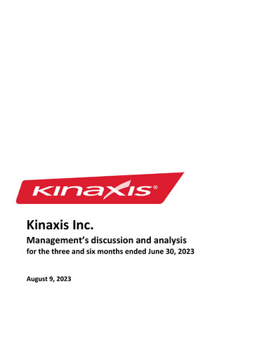 Thumbnail Kinaxis Quarterly Report 2023-q2