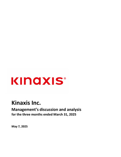 Thumbnail Kinaxis Quarterly Report 2025-q1