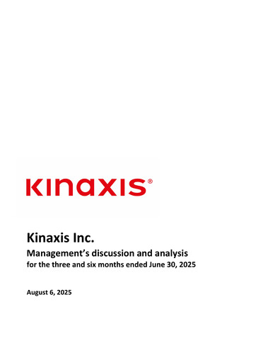 Thumbnail Kinaxis Quarterly Report 2025-q2