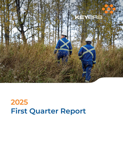 Miniature Keyera Rapport trimestriel 2025-q1