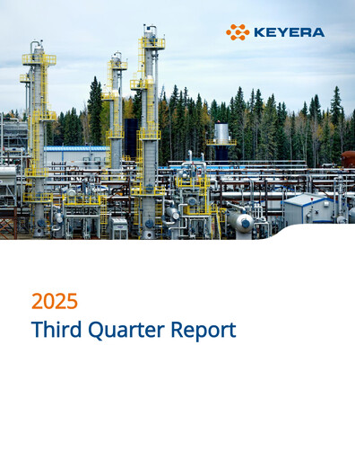 Miniature Keyera Rapport trimestriel 2025-q3