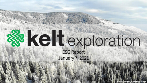 Thumbnail Kelt Exploration ESG Report 2021