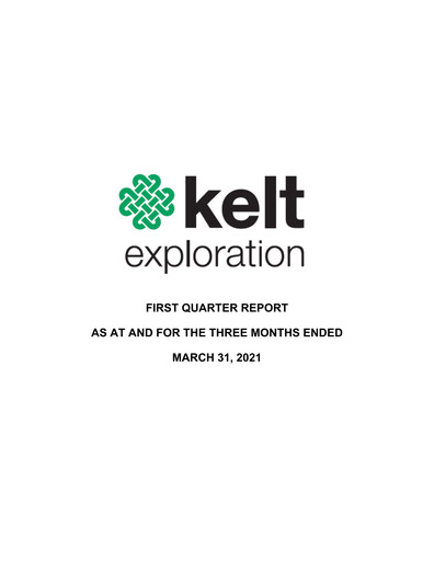 Thumbnail Kelt Exploration Quarterly Report 2021-q1