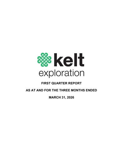 Thumbnail Kelt Exploration Quarterly Report 2026-q1