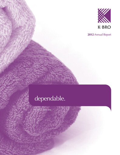 Thumbnail K-Bro Linen Annual Report 2012