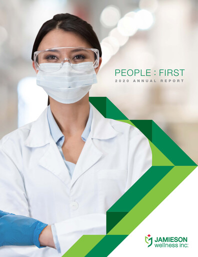 Thumbnail Jamieson Wellness Annual Report 2020