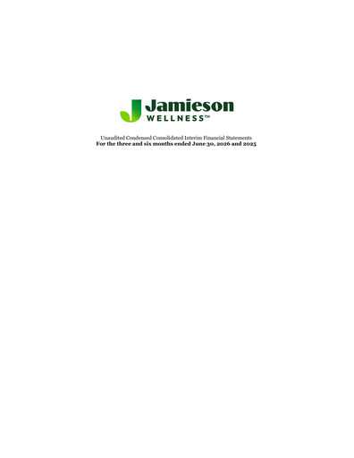 Thumbnail Jamieson Wellness Quarterly Report 2026-q2
