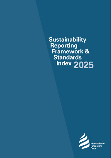 Thumbnail International Petroleum ESG Report 2025