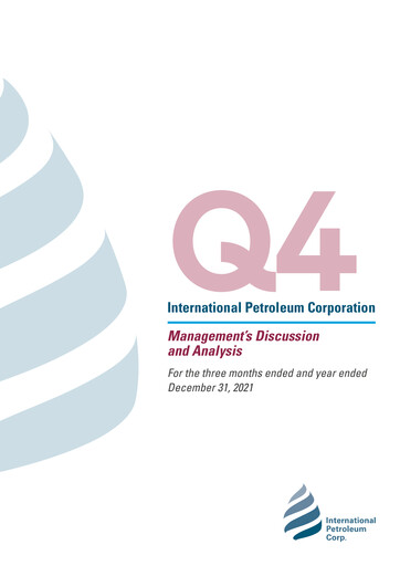 Thumbnail International Petroleum Financial Report 2021