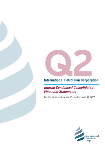 Thumbnail International Petroleum Financial Statement 2022-q2