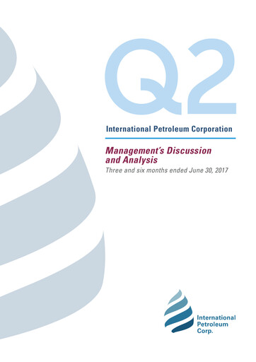 Thumbnail International Petroleum Quarterly Report 2017-q2