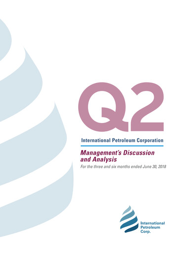 Thumbnail International Petroleum Quarterly Report 2018-q2