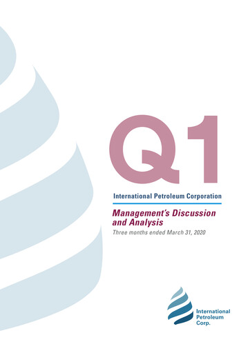 Thumbnail International Petroleum Quarterly Report 2020-q1