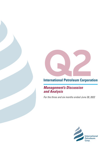 Thumbnail International Petroleum Quarterly Report 2022-q2