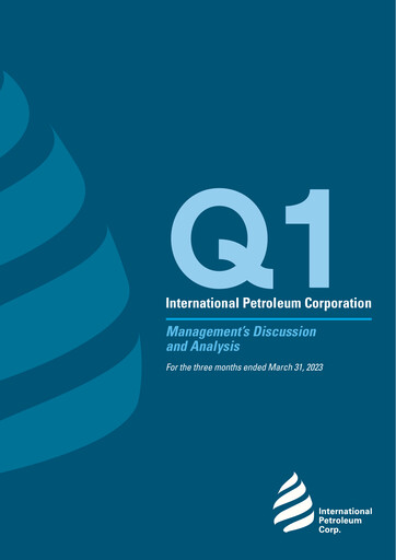 Thumbnail International Petroleum Quarterly Report 2023-q1