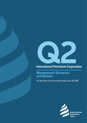 Thumbnail International Petroleum Quarterly Report 2023-q2