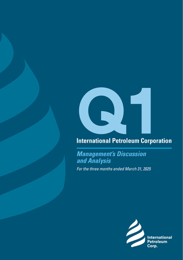 Thumbnail International Petroleum Quarterly Report 2025-q1