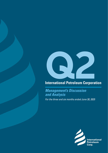 Thumbnail International Petroleum Quarterly Report 2025-q2