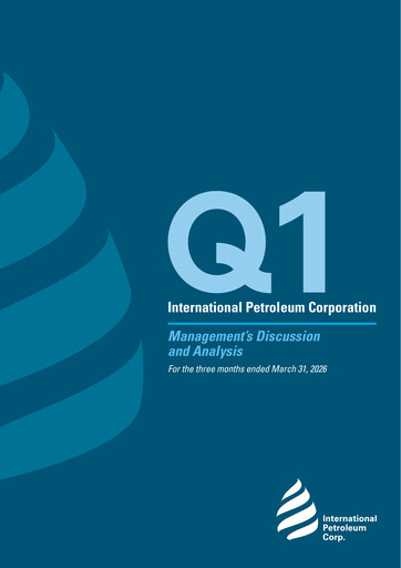 Thumbnail International Petroleum Quarterly Report 2026-q1