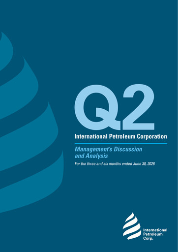 Thumbnail International Petroleum Quarterly Report 2026-q2