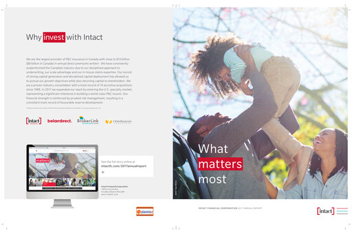 Thumbnail Intact Financial Annual Report 2017