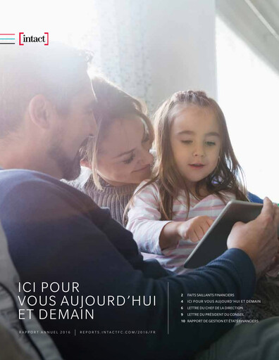 Thumbnail Intact Financial Annual Report 2016