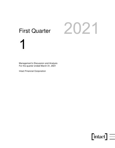 Thumbnail Intact Financial Quarterly Report 2021-q1