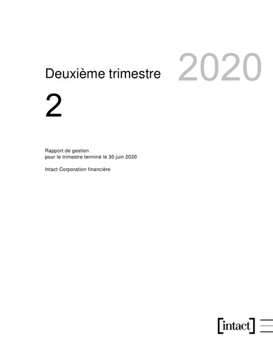 Thumbnail Intact Financial Quarterly Report 2020-q2